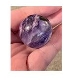 29mm AB Grade Russian Charoite Sphere - Purple Silky Crystal Ball with Stand