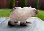 Druzy Agate Hand Carved Bear