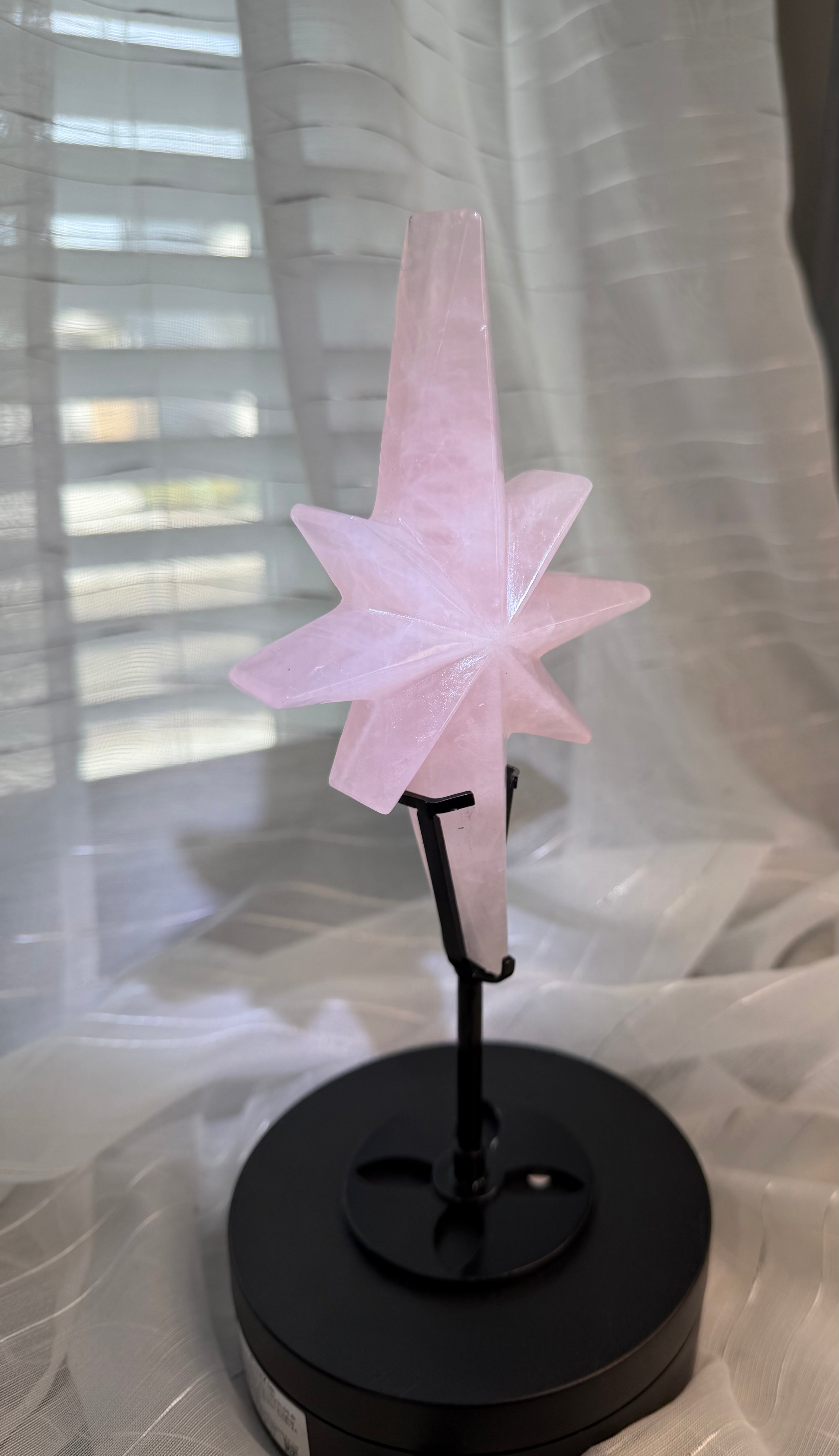 Rose Quartz Crystal North Star