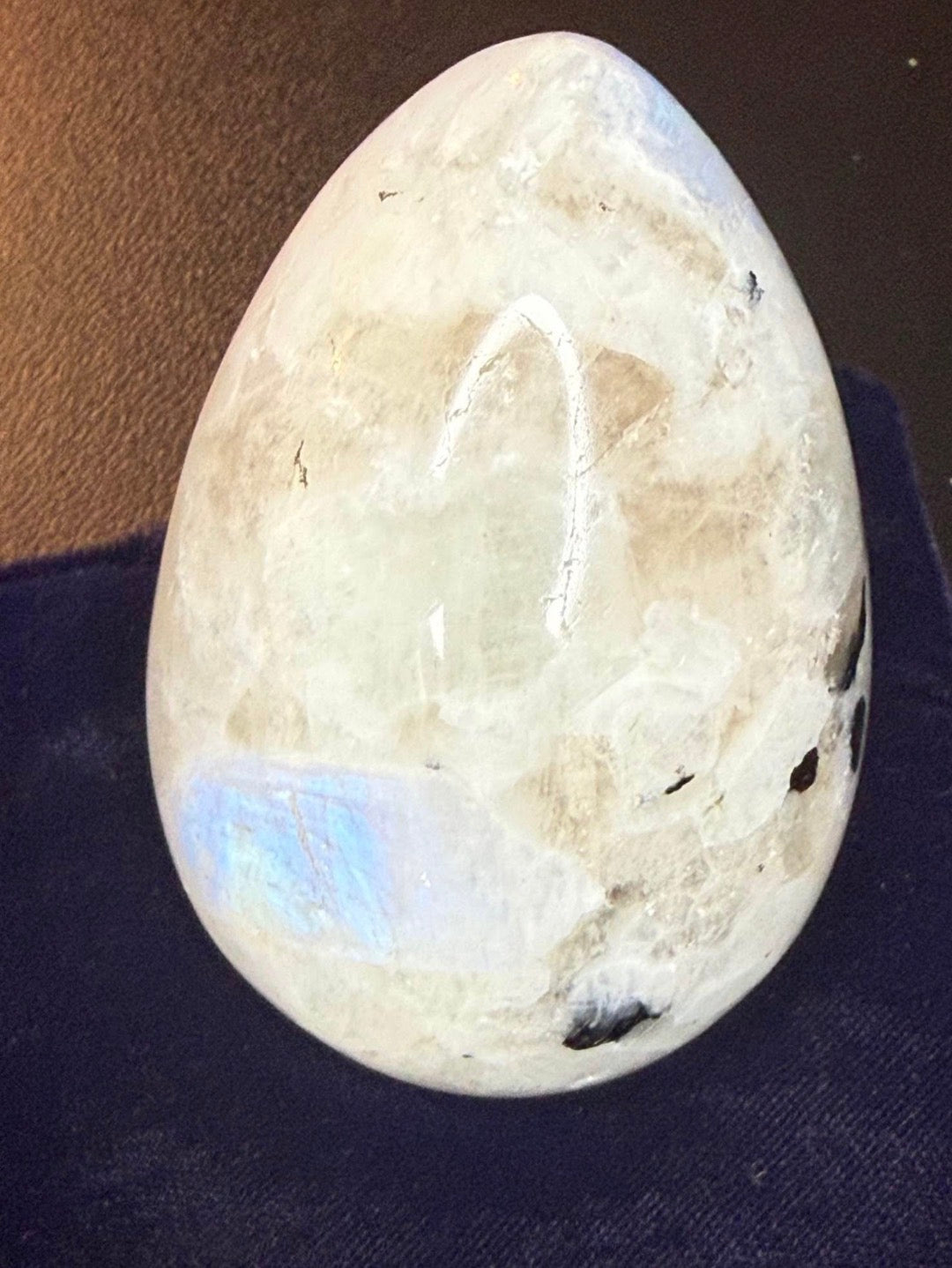 Flashy Rainbow Moonstone Egg!!
