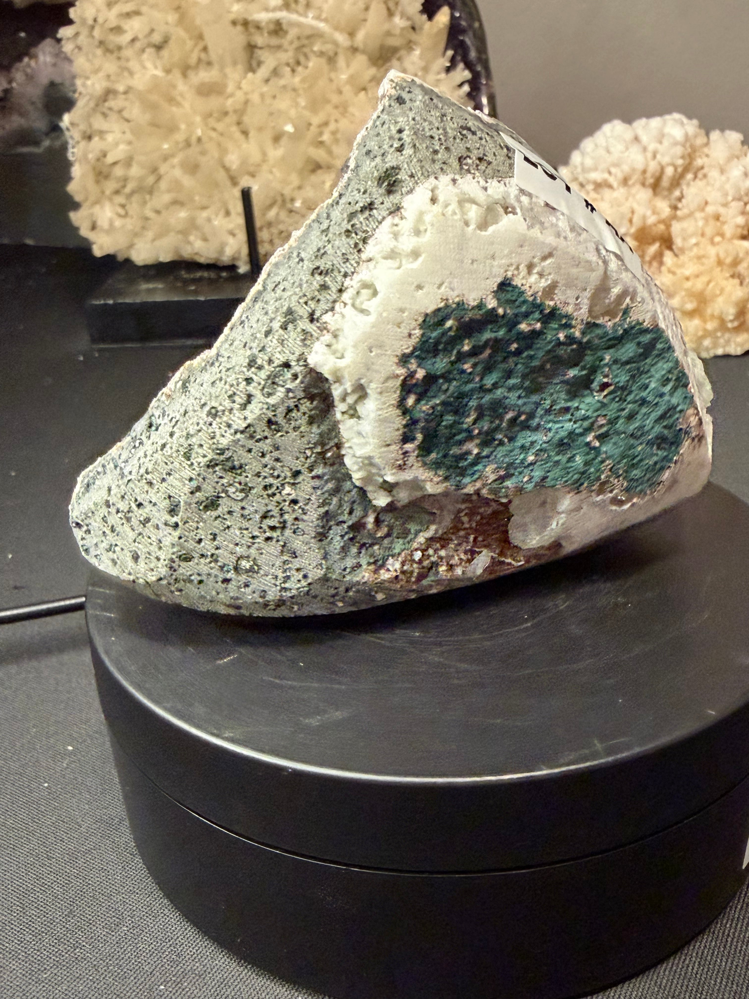 High Quality Green & Red Huelandite Specimen