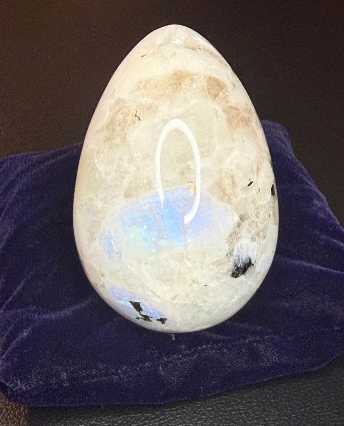 Flashy Rainbow Moonstone Egg!!