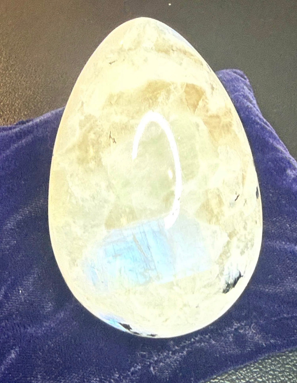 Flashy Rainbow Moonstone Egg!!