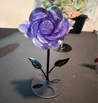 Beautiful Fluorite Rose Carving