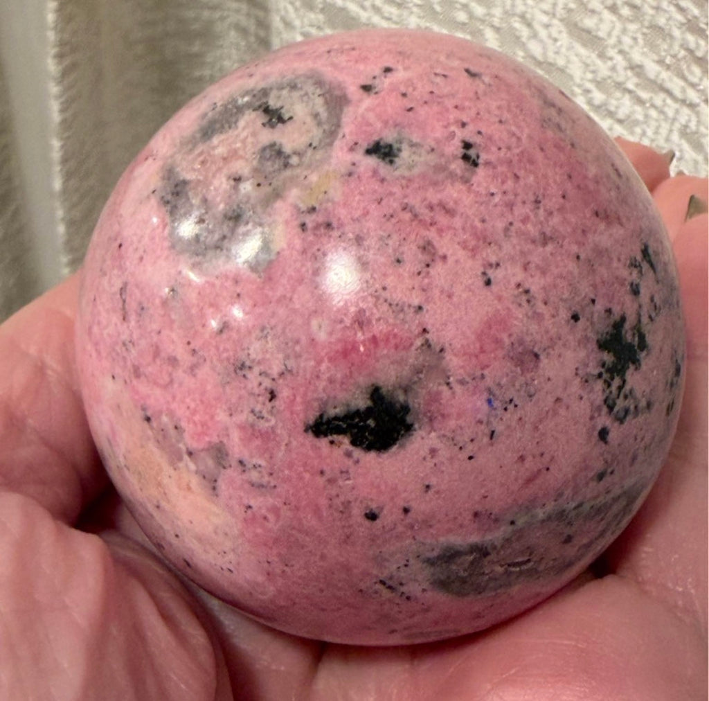 Pink Rhodonite Sphere