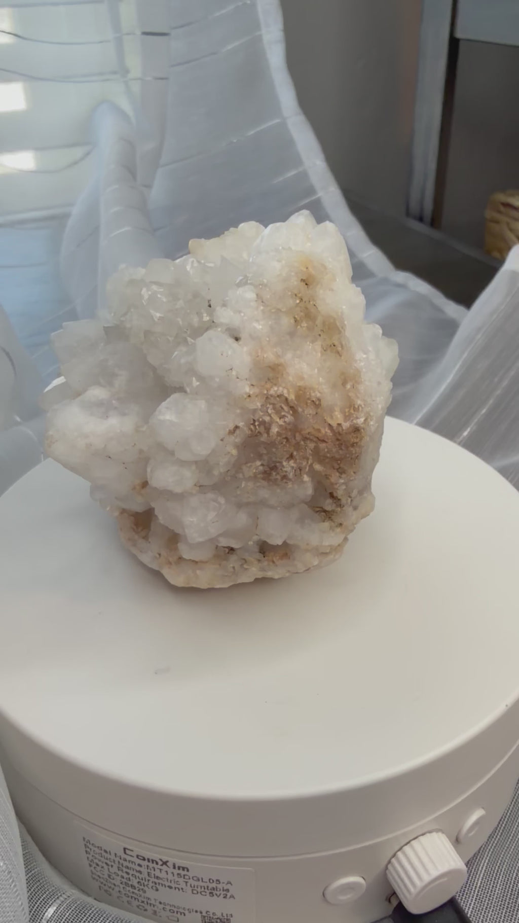 UV Reactive Moroccan Flower Quartz Crystal - 8.6oz