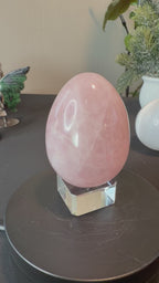 Rose Quartz Crystal Egg