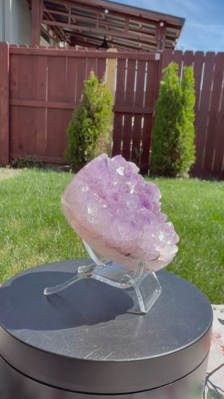 💜 Sparkling Amethyst Heart 💜