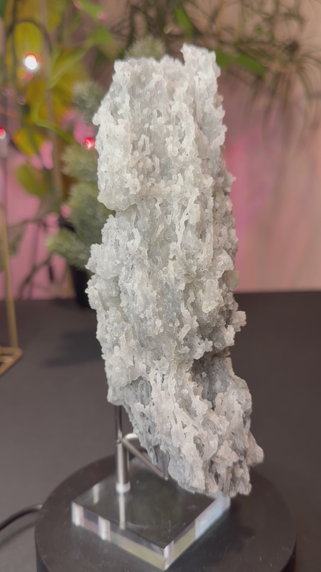 Blue Chalcedony Stalactite