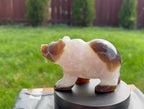 Druzy Agate Hand Carved Bear