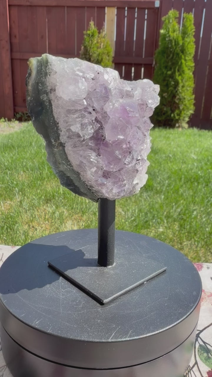 Beautiful Amethyst Crystal with Stand