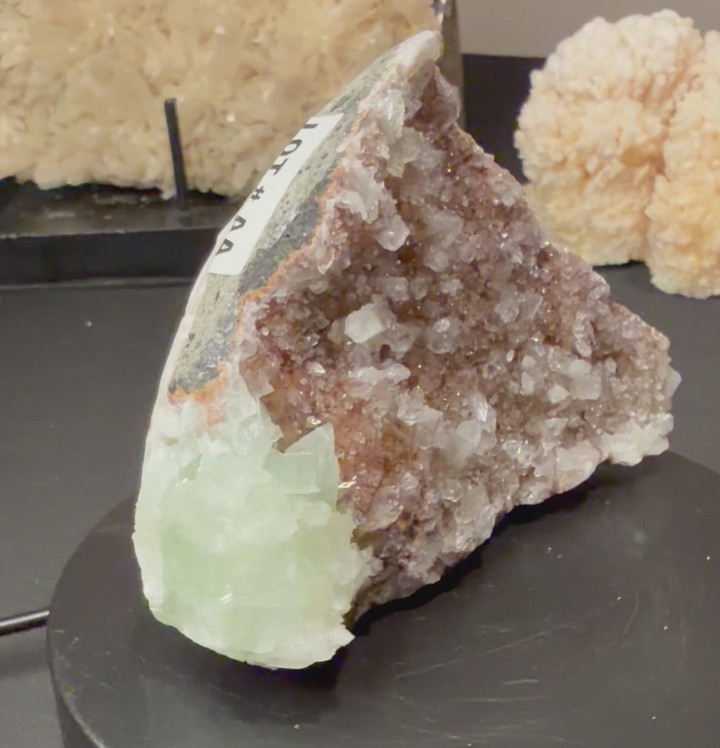 High Quality Green & Red Huelandite Specimen