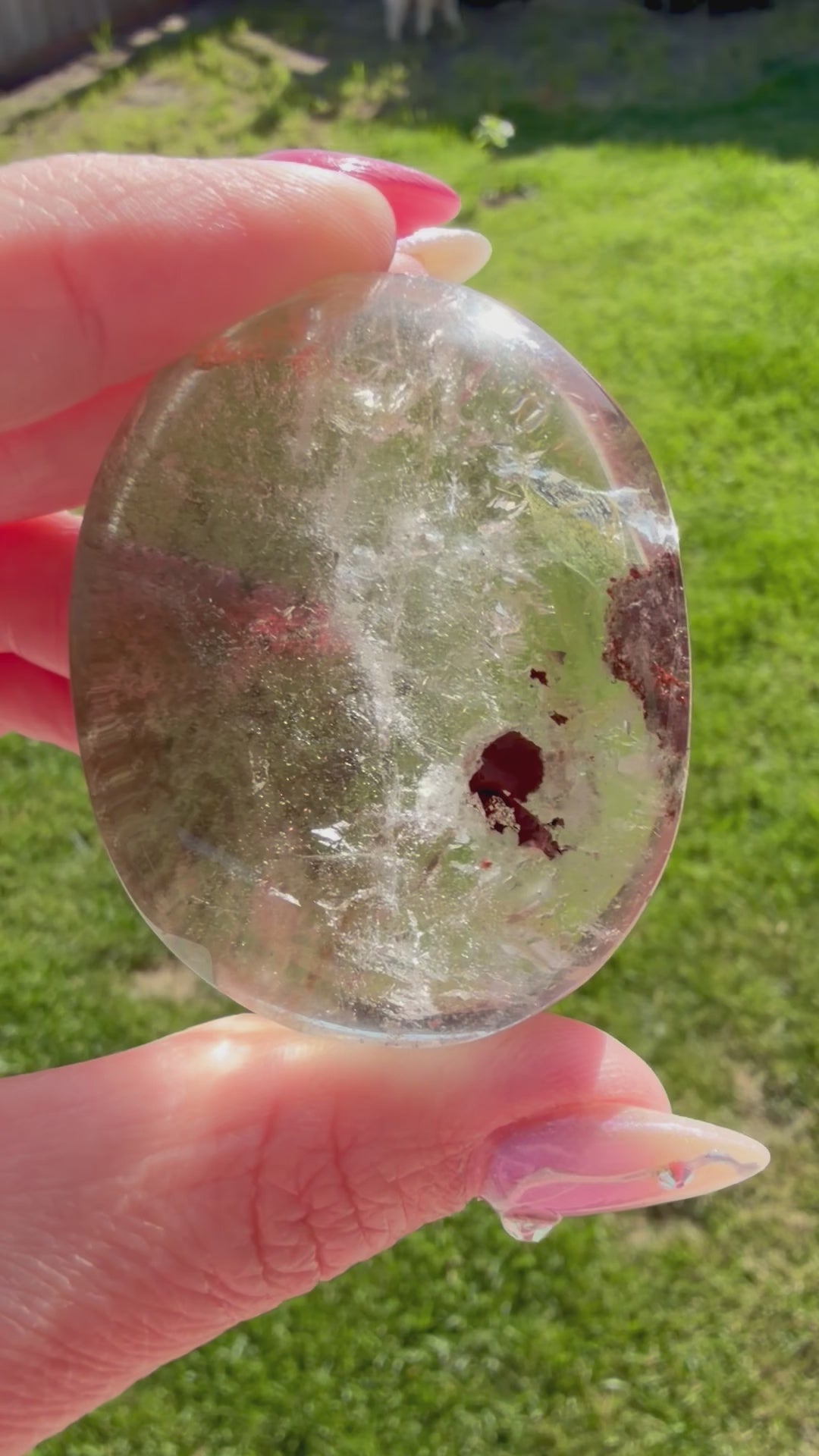 Garden Quartz Palm Stone